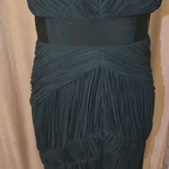 Burberry London dark green cocktail dress, US6